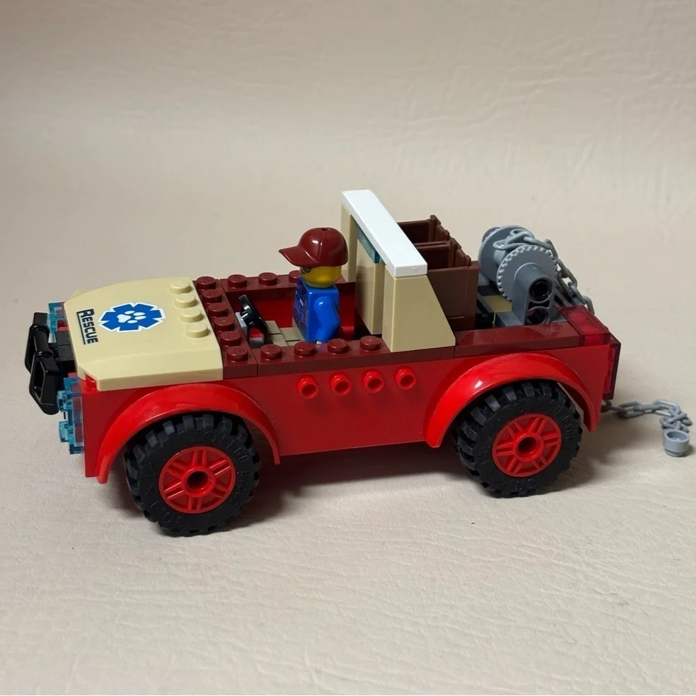 Lot of 3 Lego Vehicles with Figures